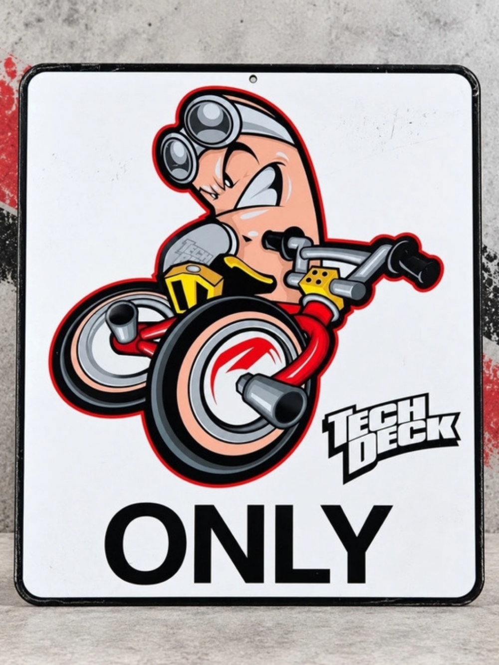 Tech Deck Only Metal Wall Sign